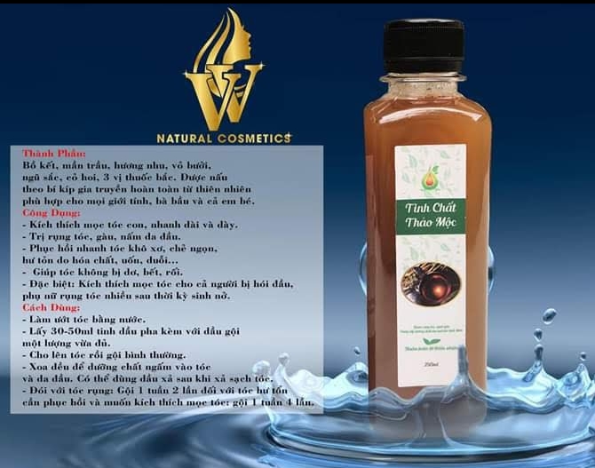 [HCM]Tinh chất thảo mộc tihiên nhiên giúp giảm rụng tóc xơ gãy kích thích mọc tóc mượt tóc