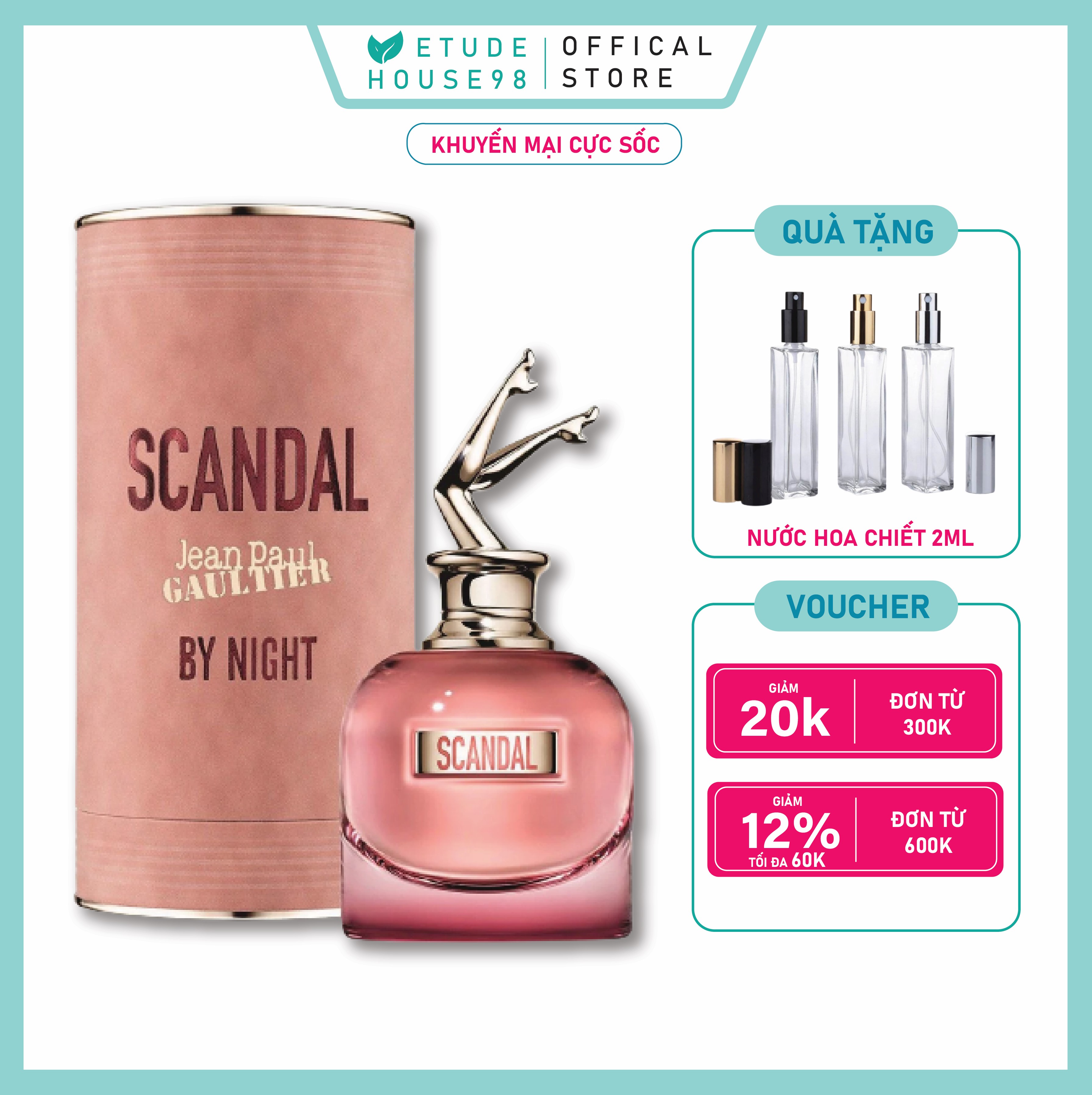 Nước Hoa Nữ Jean Paul Gaultier Scandal By Night Edp Intense Đêm Của Những Điều Ngọt Ngào