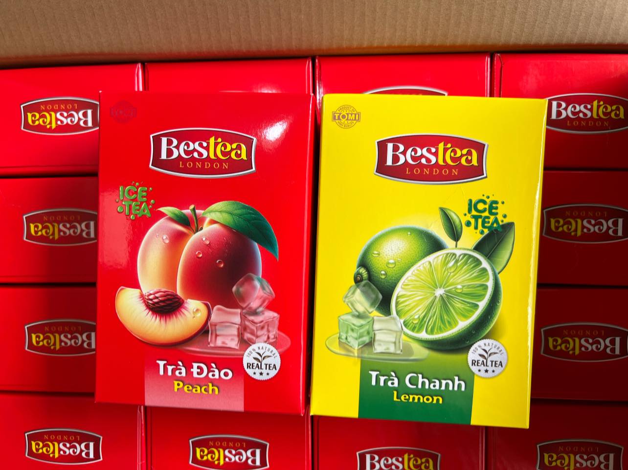 Bestea – Trà Hòa Tan Thập Cẩm Hộp Giấy – Vị Chanh / Vị Đào