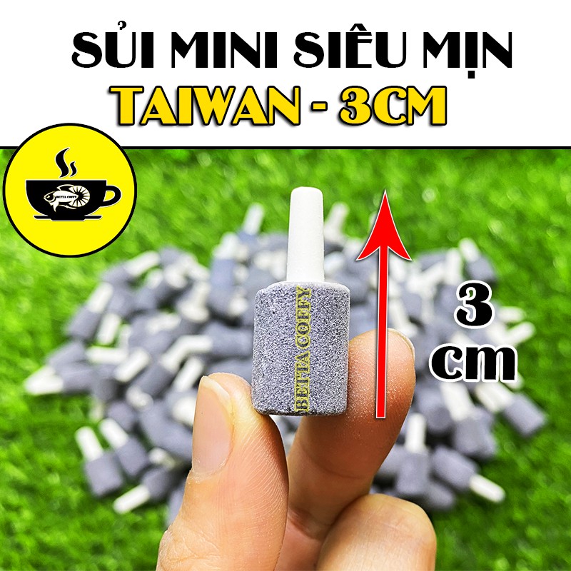 Viên sủi oxi siêu mịn - sủi taiwan - betta coffy