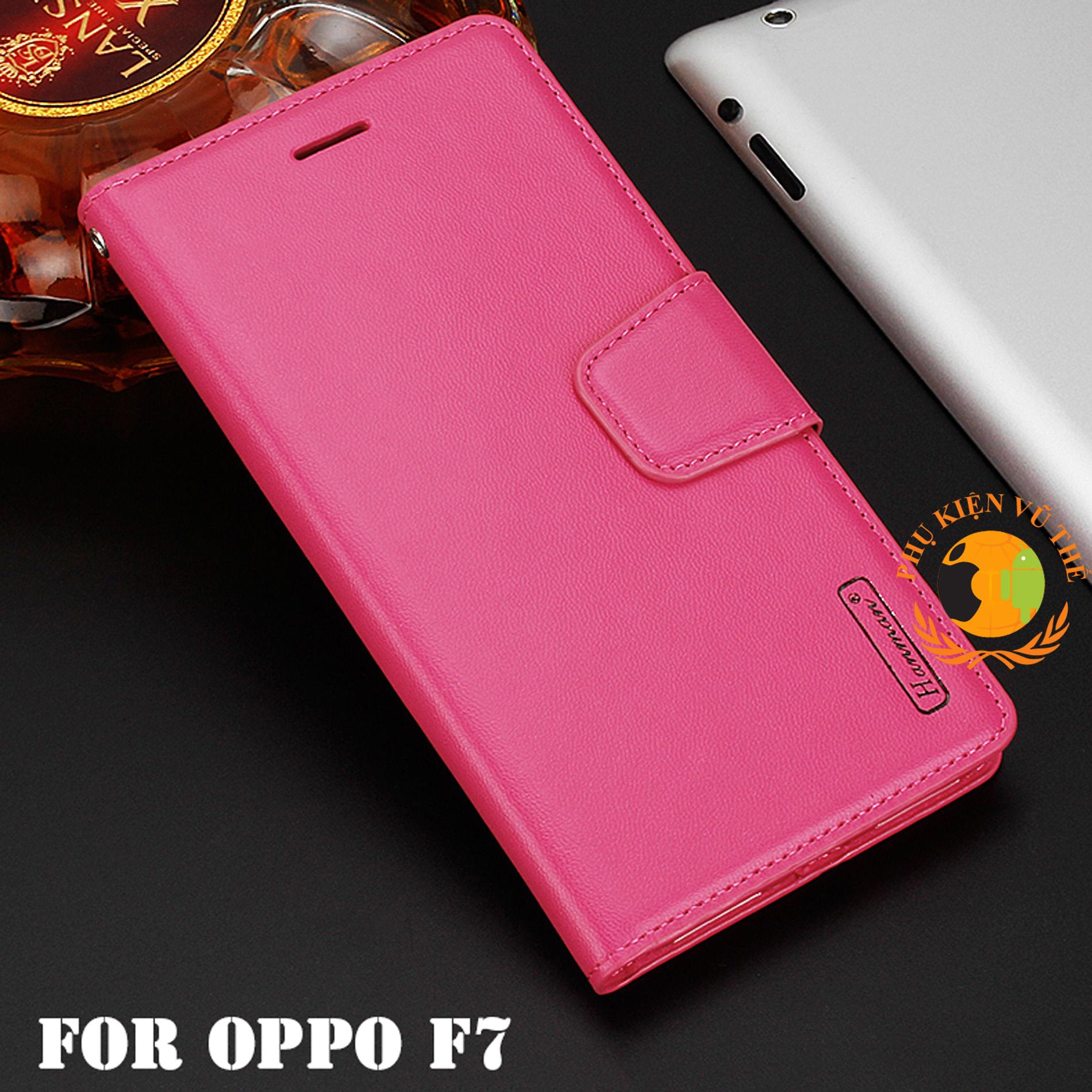 Bao Da Kèm Ví 2 in 1 Oppo F7 2018 Hanman Cao Cấp Hàn Quốc