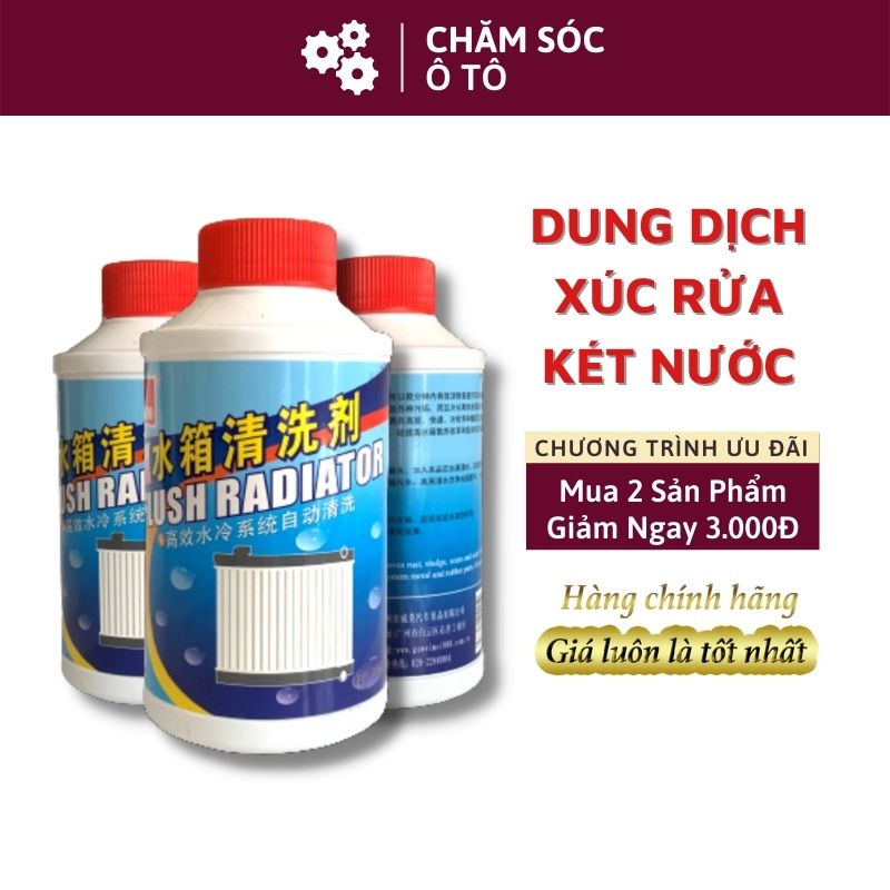 Dung dịch xúc rửa két nước - radiator flush 🔥 nước vệ sinh, xúc rửa két nước và làm mát động cơ máy - csotvn