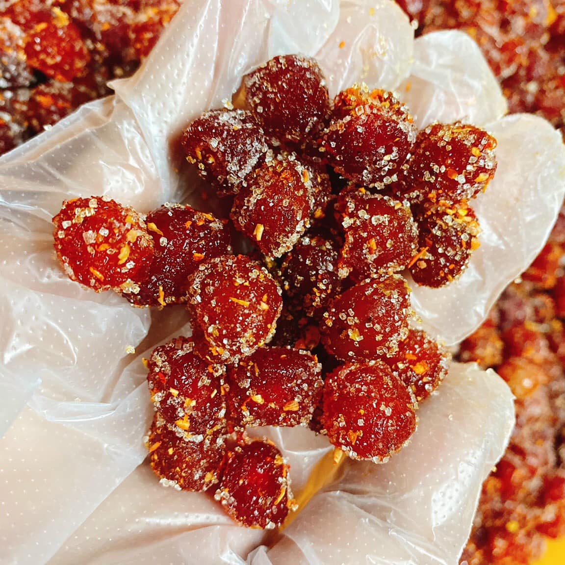 300g chùm ruột ngào chanh muối xốc ớt cay cay nhẹ