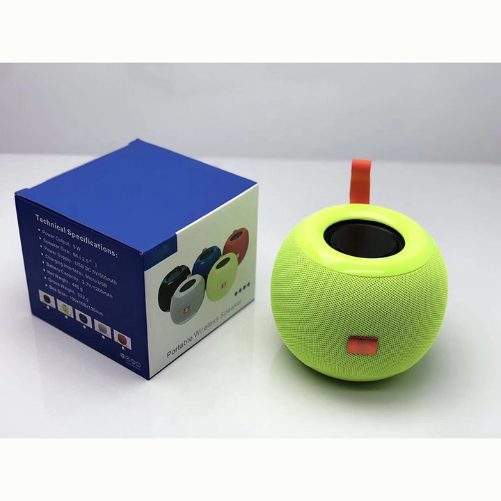 Loa bluetooth mini E15 kiểu táo tròn âm thanh hay trung thực sống động với dải bass mạnh mẽ