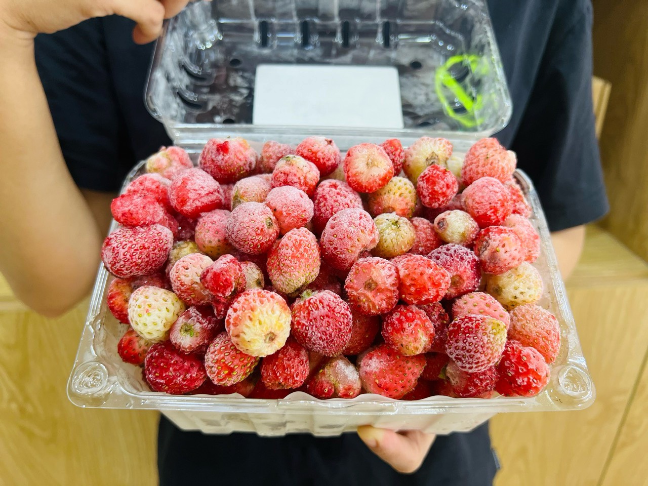 Vg farm dâu sachi nhật size bi cấp đông
