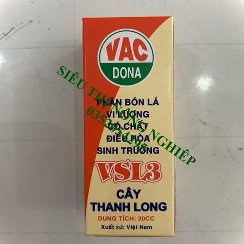 Phân bón điều hòa sinh trưởng - chuyên dùng xịt lấy 3 tai đầu - VSL3 chai 20ml