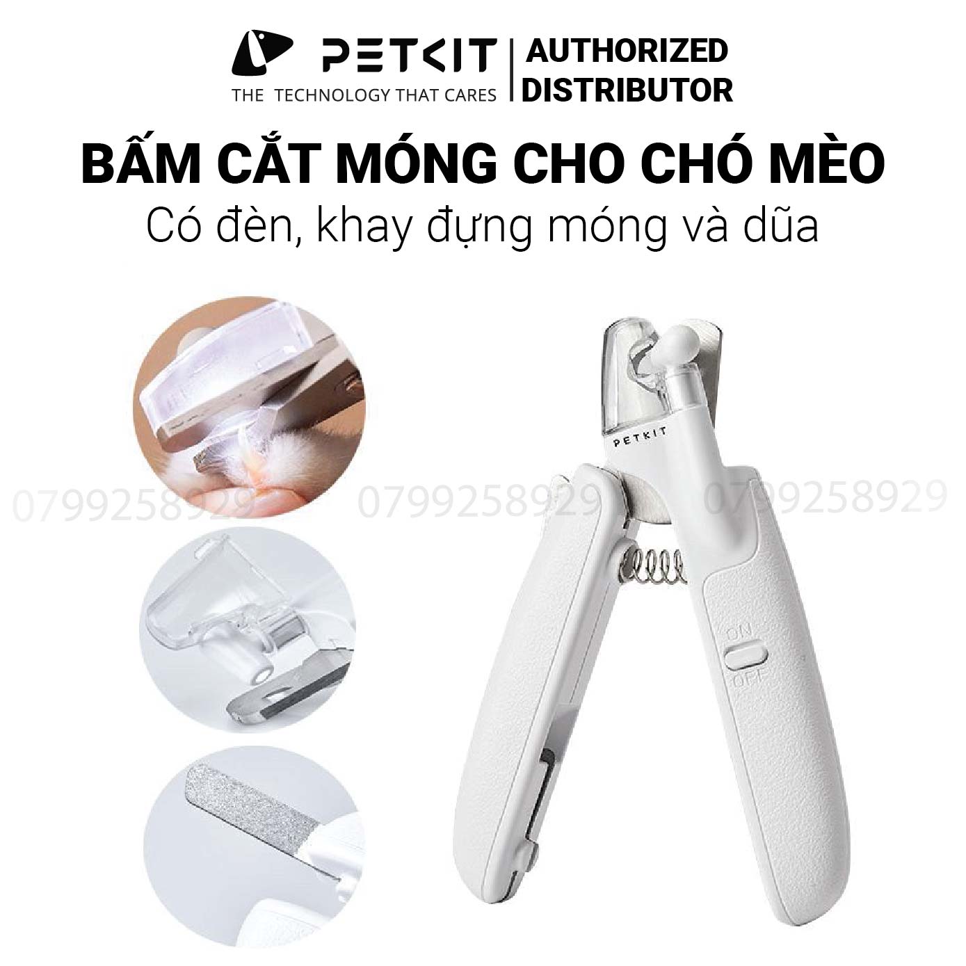 Kìm Bấm Cắt Móng Cho Chó Mèo Petkit Nail Clippers