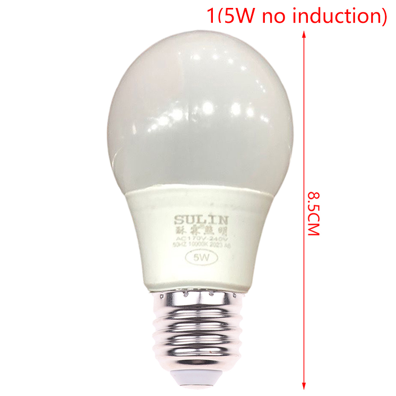 Thời trang Đèn cảm biến chuyển động PIR E27 bóng đèn LED 5W 9W 15W với đèn