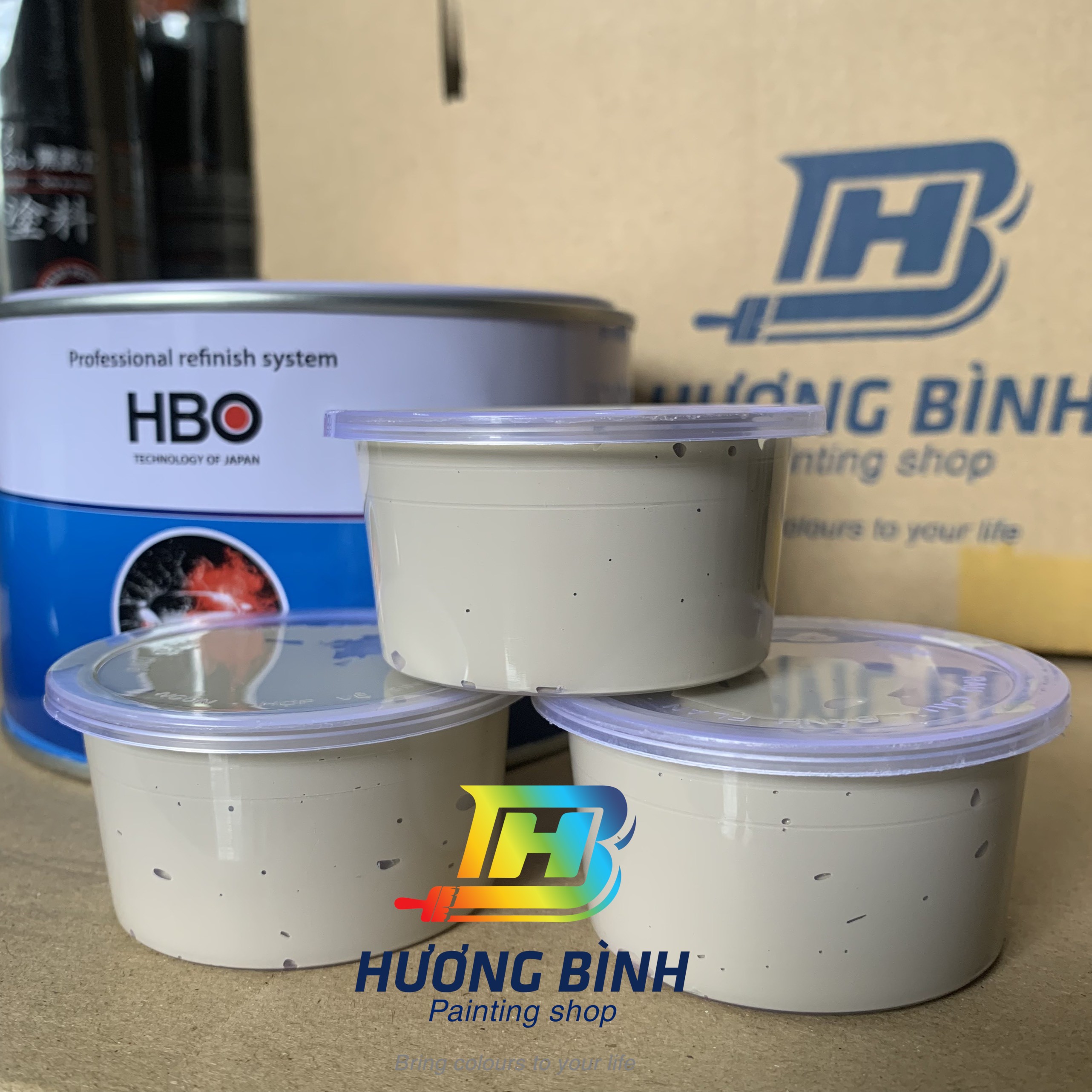 Matit trét láng 1K HBO - Hũ 100gr (không cần pha trộn)