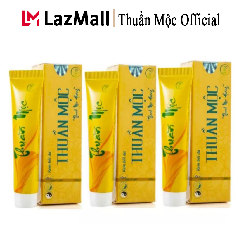 (  MUA 2 TẶNG 1) Kem bôi da Thuần mộc  16g( Mẫu mới )  hỗ trợ điều t bệnh da liễu, hắc lào, lang ben, nấm, nước ăn chân tay, chàm