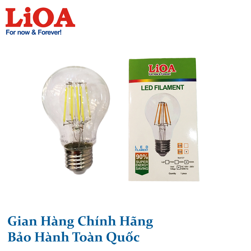 Bóng đèn sợi Led LiOA DSLED/8WAC220