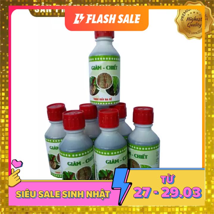 " Giâm - chiết" siêu ra rễ - bật mầm, hạn chế thối rễ - lá vàng ( 50ml)