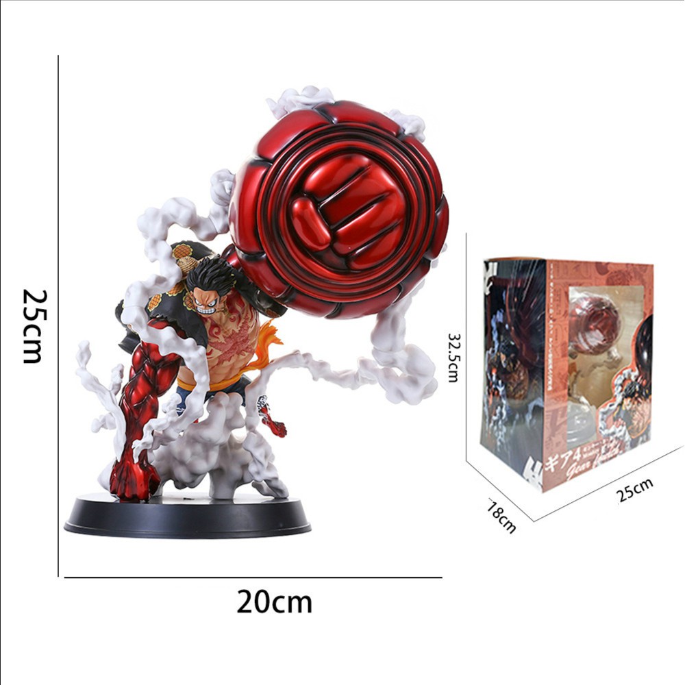 Mô hình figure Luffy Gear 4 One Piece cao 25cm