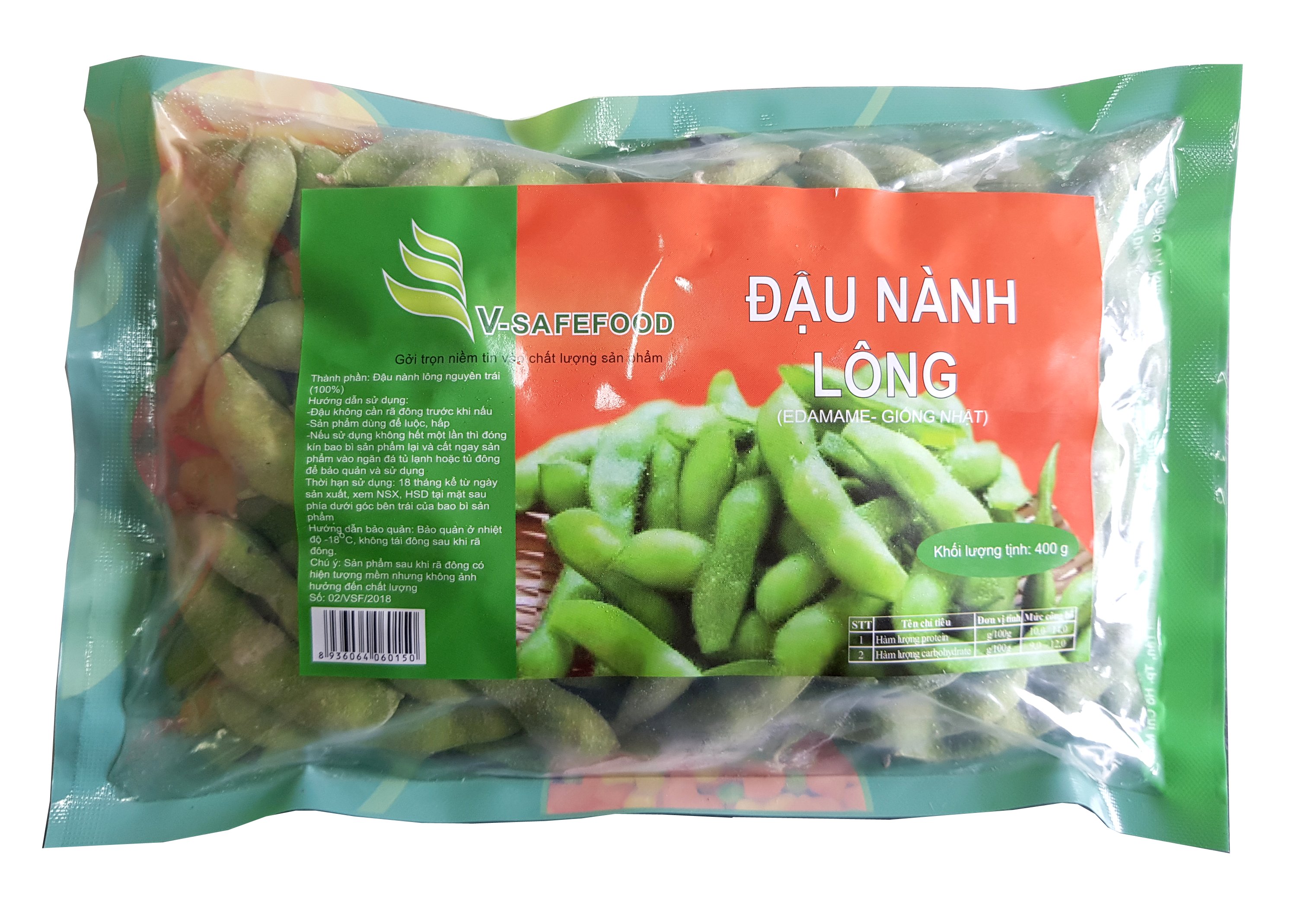 [HCM]Đậu Nành Nhật Đông Lạnh VSAFEFOOD 400g