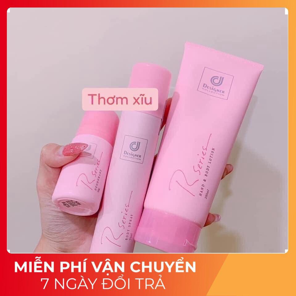 Kem dưỡng thể- xịt thơm thái hồng- lăn khử mùi rseries thái lan