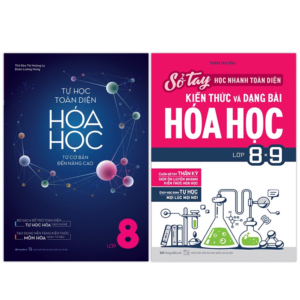 Sách Combo Bộ đôi Chinh phục toàn diện Hóa học lớp 8 - NTbooks