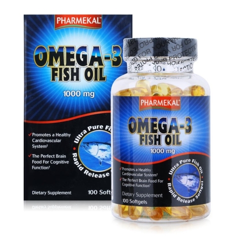  Viên Dầu Cá Sáng Mắt Khoẻ Tim Mạch OMEGA 3 Pharmekal ® USA Hộp 100V 