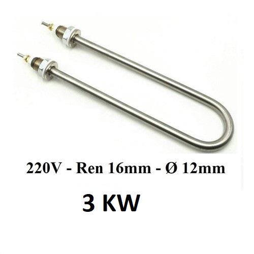 Thanh nhiệt nồi phở u đơn - 3kw - 220v - inox304 loại tốt