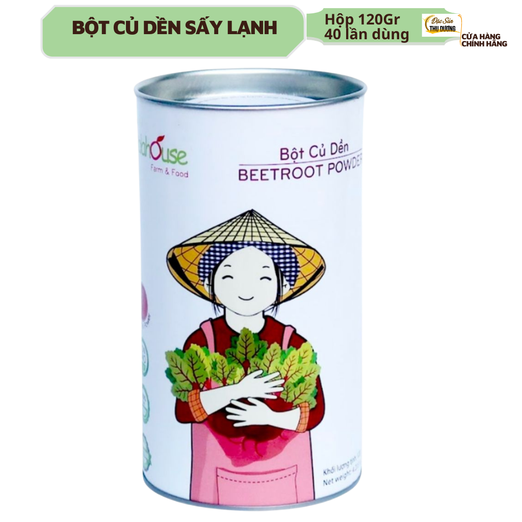 Bột củ Dền Dalahouse 120gr - Thanh lọc máu, ổn định huyết áp, giải nhiệt cơ thể