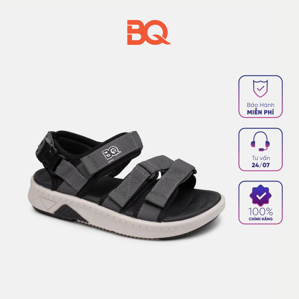 Giày sandal nam đi học đế bằng quai chéo đẹp năng động SD BQ048