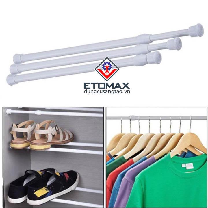 Thanh treo đa năng không cần khoan, không cần bắt vít V1 55-90cm