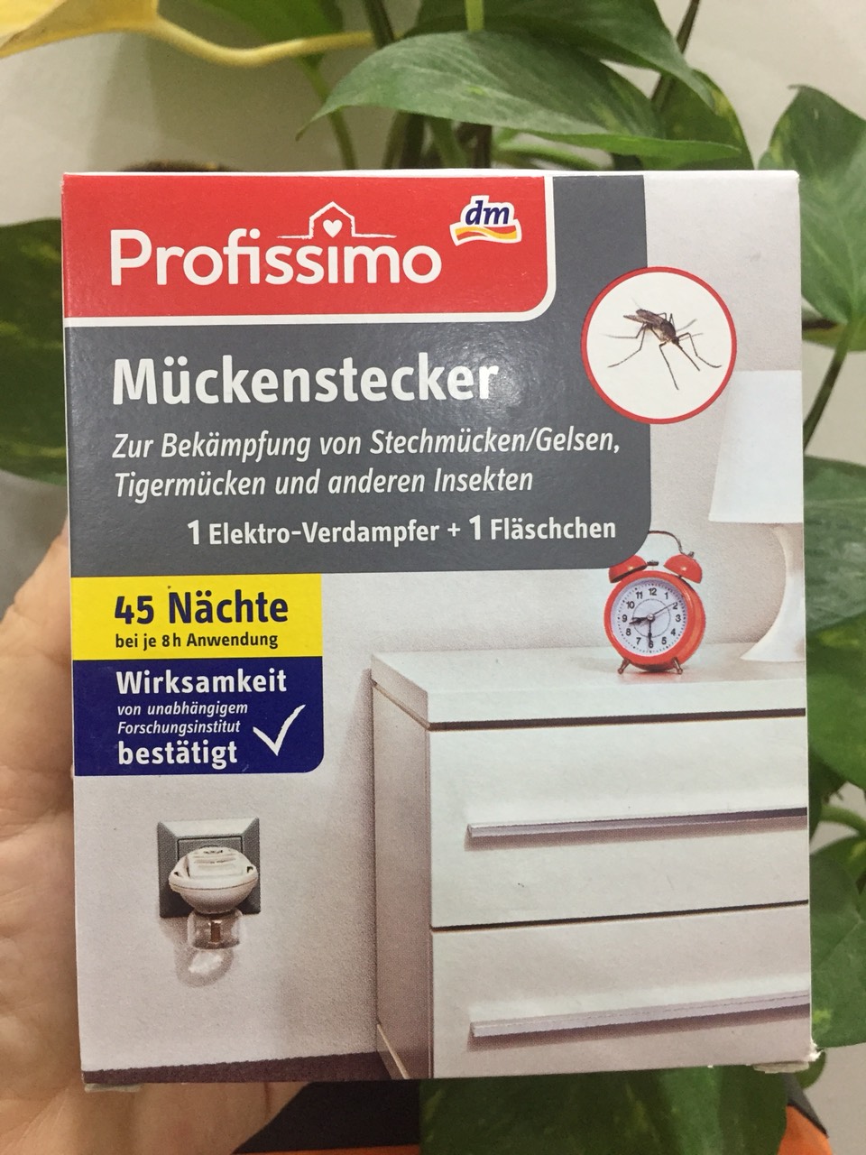 Bộ tinh dầu cắm điện đuổi muỗi profissimo - hàng đức