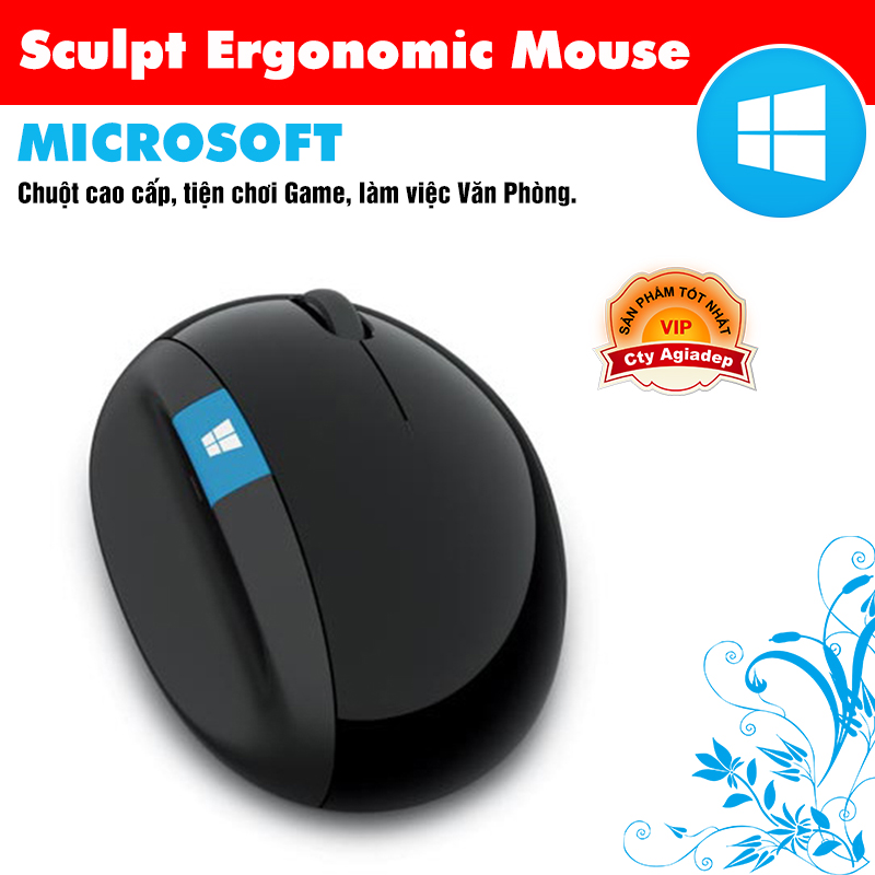 Chuột siêu xịn Microsoft Sculpt Ergonomic tiện dụng game hoặc tác vụ chuyên sâu