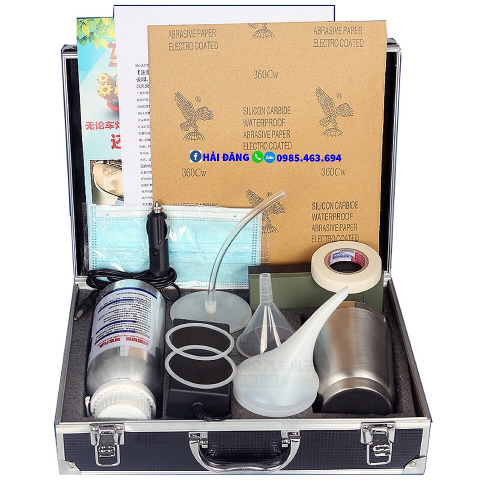 Bộ làm sáng đèn pha ô tô xe máy, Phục hồi ống kính đèn pha ô tô