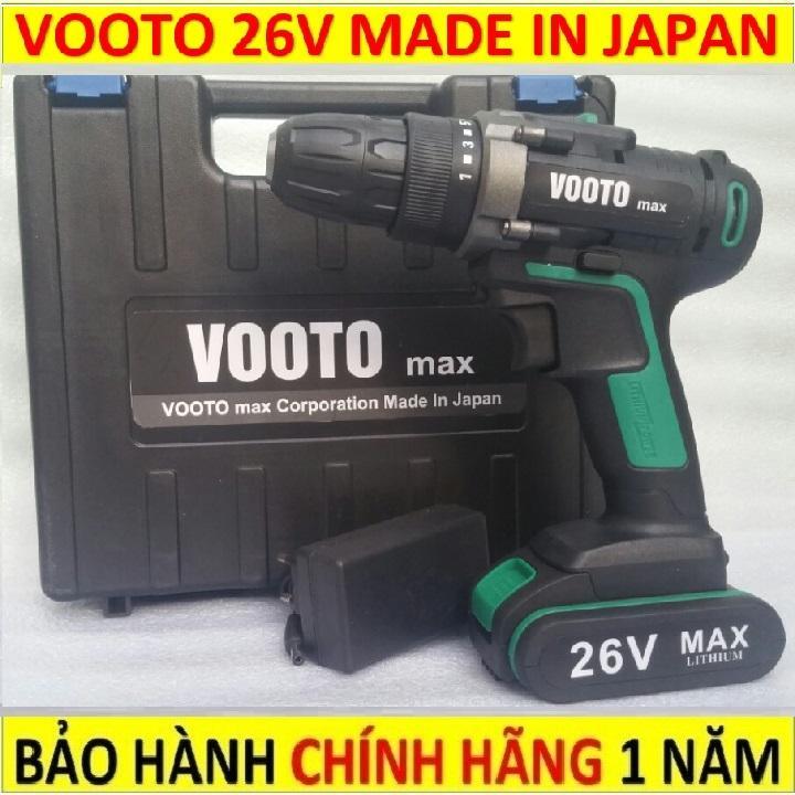 MÁY KHOAN PIN, MÁY KHOAN PIN 26V VOTO