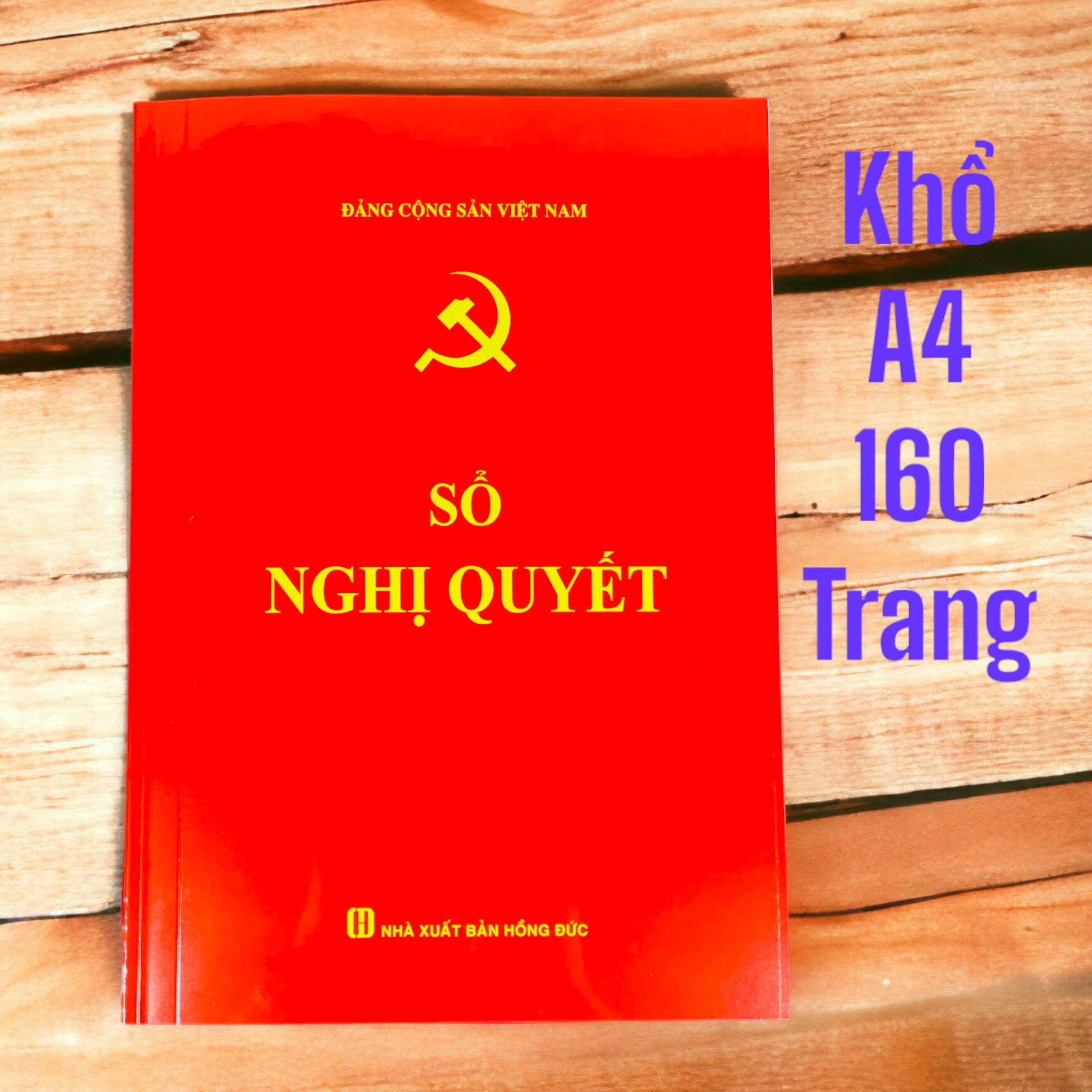 Sổ nghị quyết - kích thước a4 - 160 trang