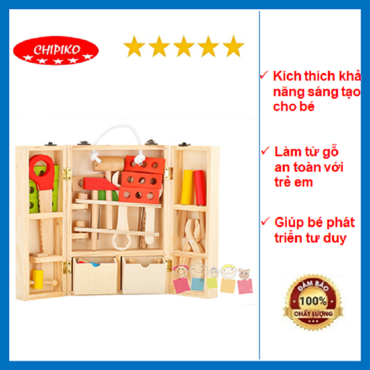 Hộp dụng cụ đồ chơi sửa chữa cho bé