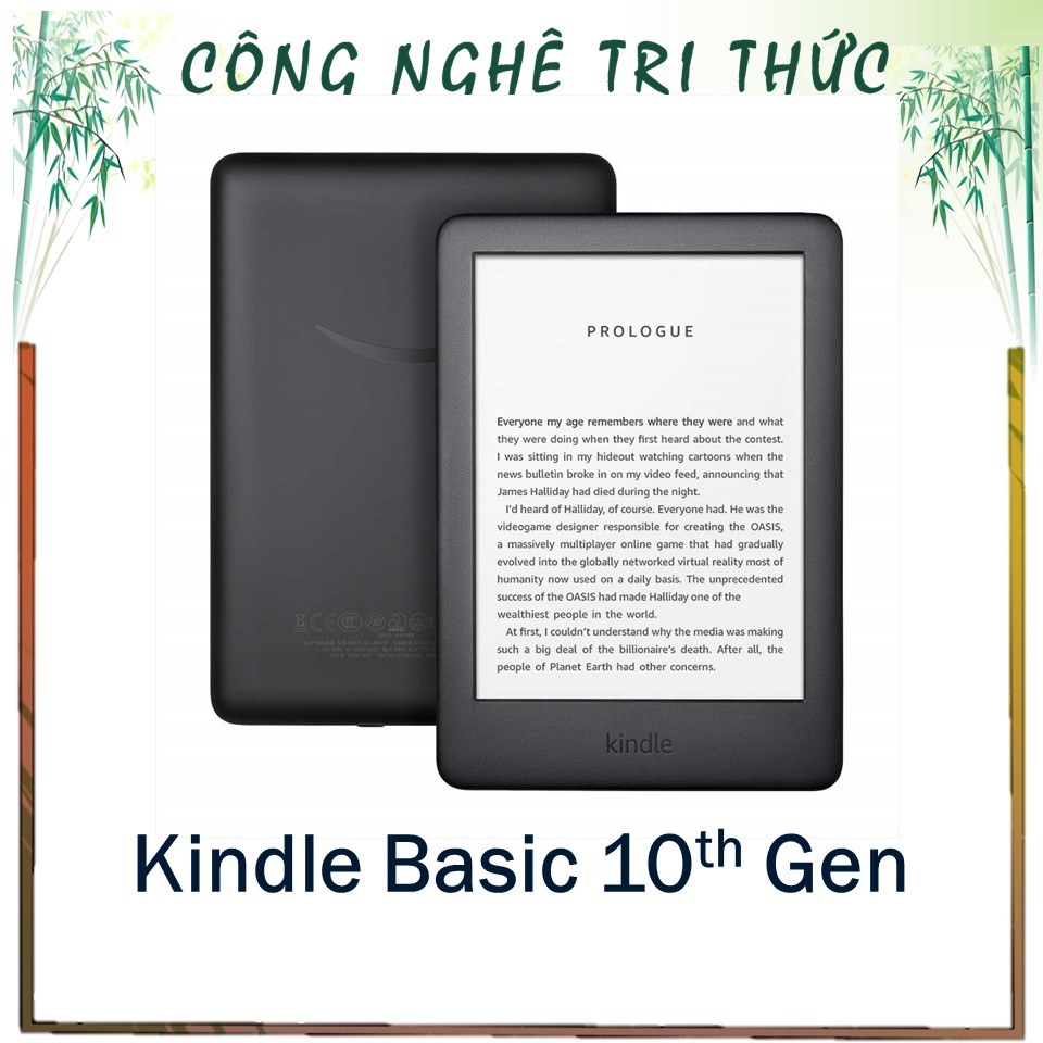 Máy đọc sách Kindle Gen 10 có đèn nền (Kindle Basic 3/All New Kindle)