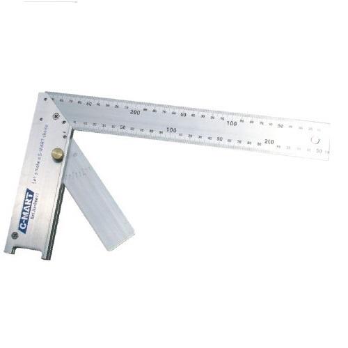 Thước đo đa gốc độ hợp kim nhôm 300mm/12″ d0017 c-mart