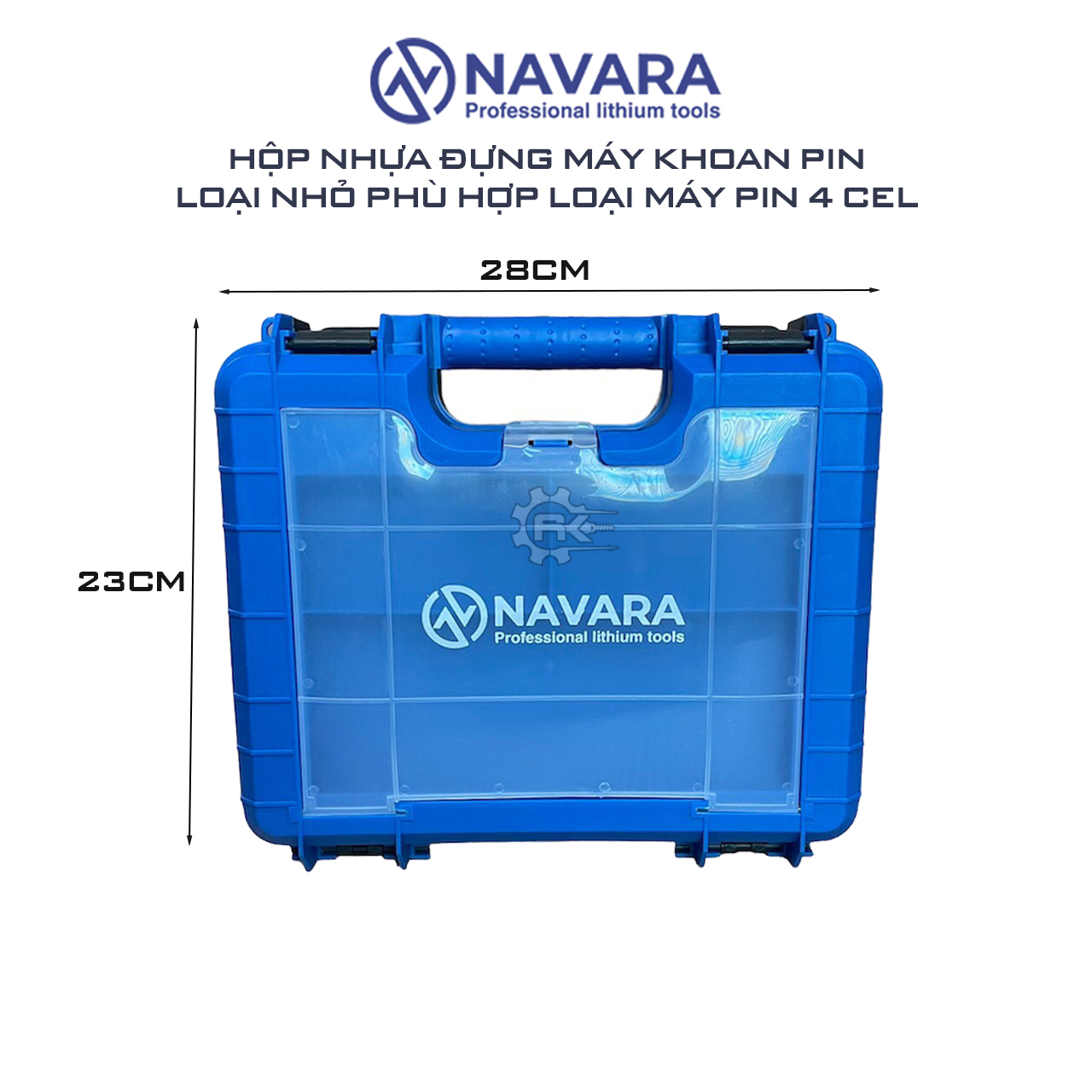 Hộp nhựa đựng máy khoan pin NAVARA