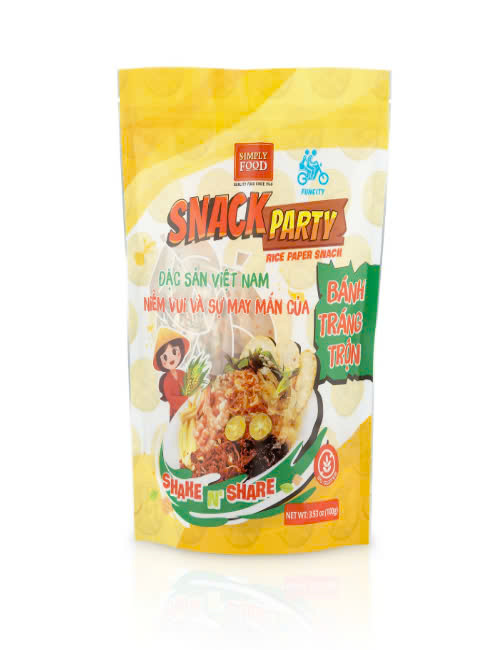 Bình Tây Food - Bánh Tráng Trộn (Gói 100gr)