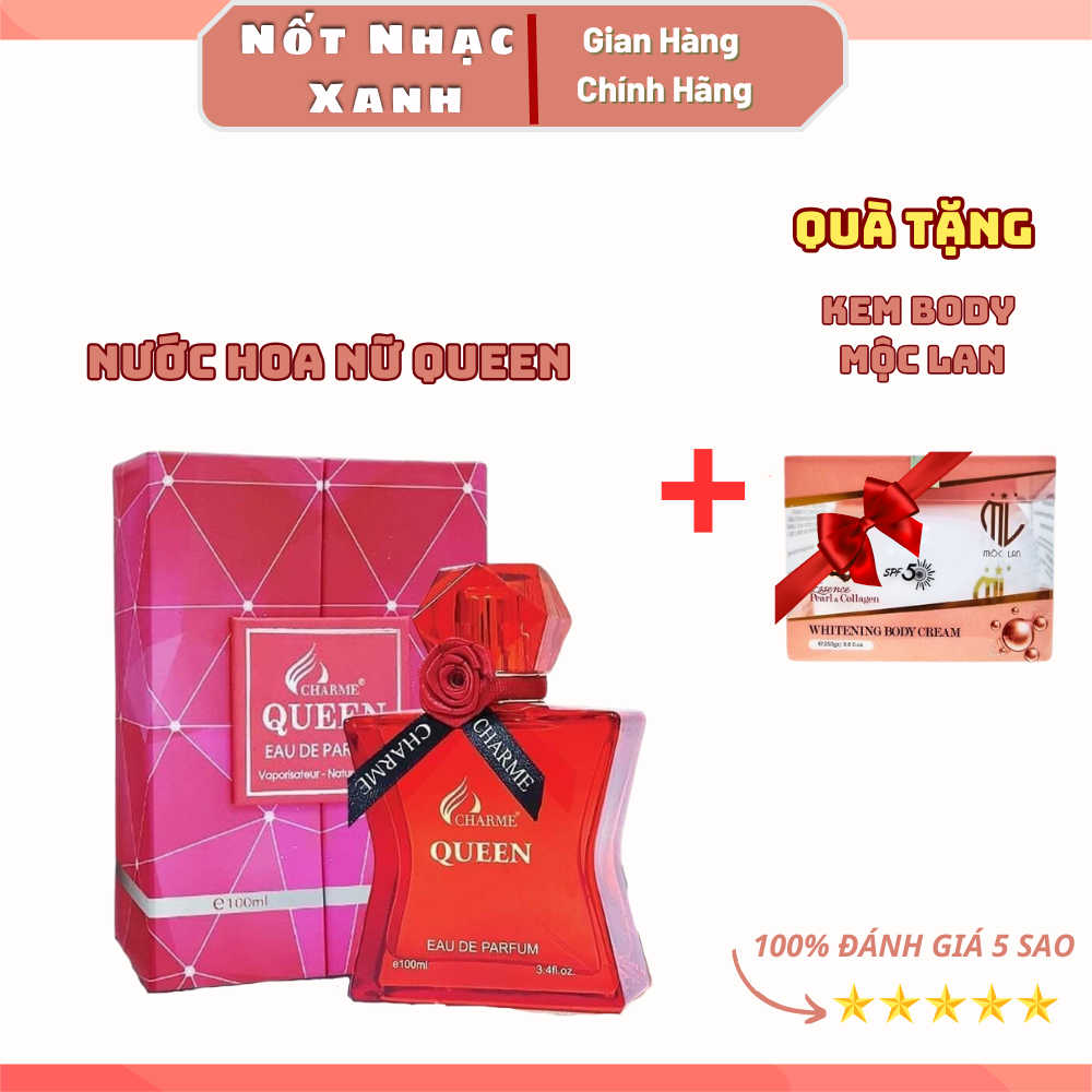 [HCM]Nước Hoa Queen Nữ Tính(NGUYÊN SEAL) + Tặng kem body
