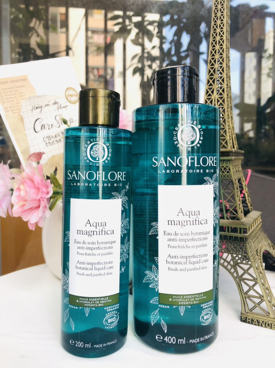 Nước hoa hồng Sanoflore Aqua Magnifica 200ml 400ml - nội địa Pháp