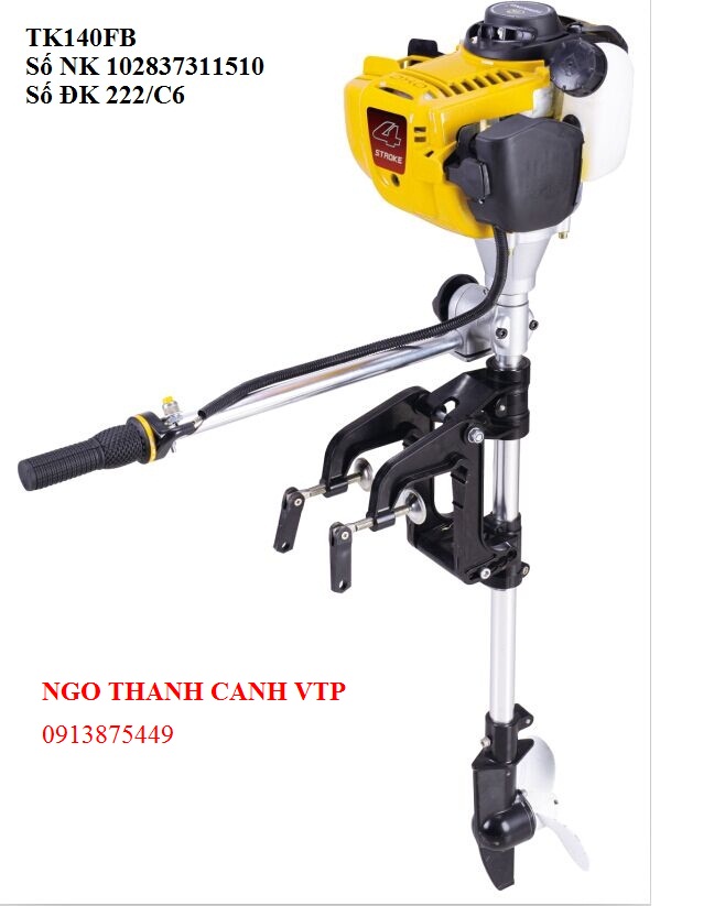 Động cơ gắn xuồng phao bơm hơi TK140FB