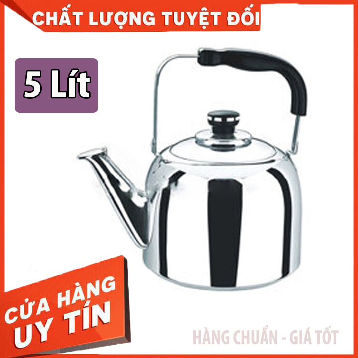 Ấm đun nước inox 304 5 lít cao cấp
