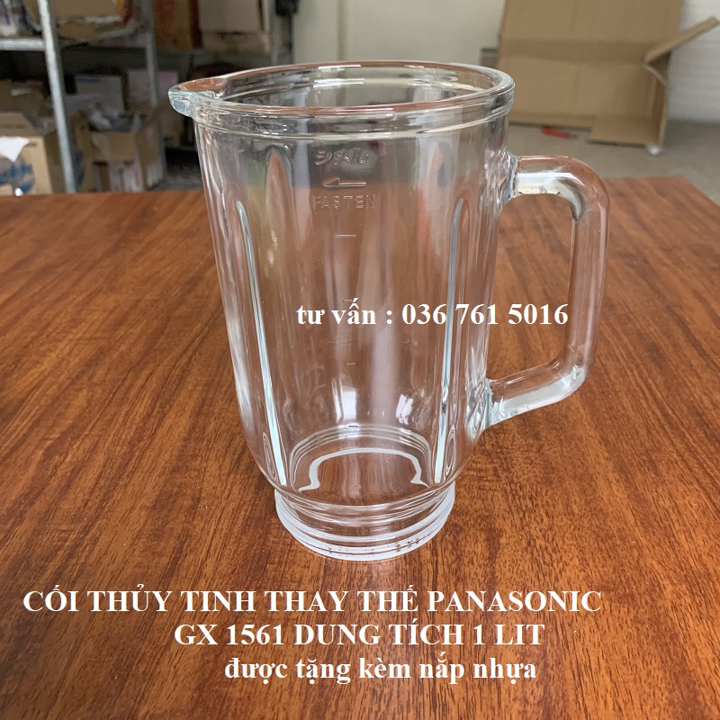 [PHỤ KIỆN Panasonic MX-GX1561WRA] Máy xay sinh tố Panasonic MX-GX1561 cối thủy tinh cối sinh tố ly sinh tố cối lớn 1,5 lit