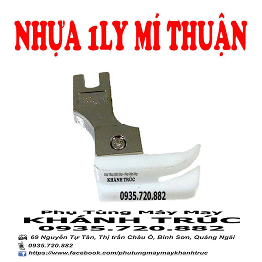 Chân vịt mí nhựa 1ly THUẬN máy may công nghiệp 1kim