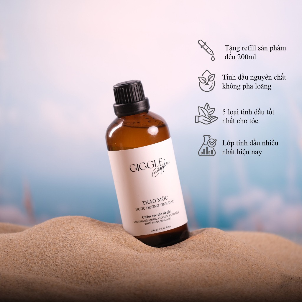 [siêu mọc tóc] Tinh dầu xịt thảo mộc, tinh dầu bưởi đậm đặc, hương nhu, tràm trà, hương thảo, giảm, ngăn rụng tóc, ngứa