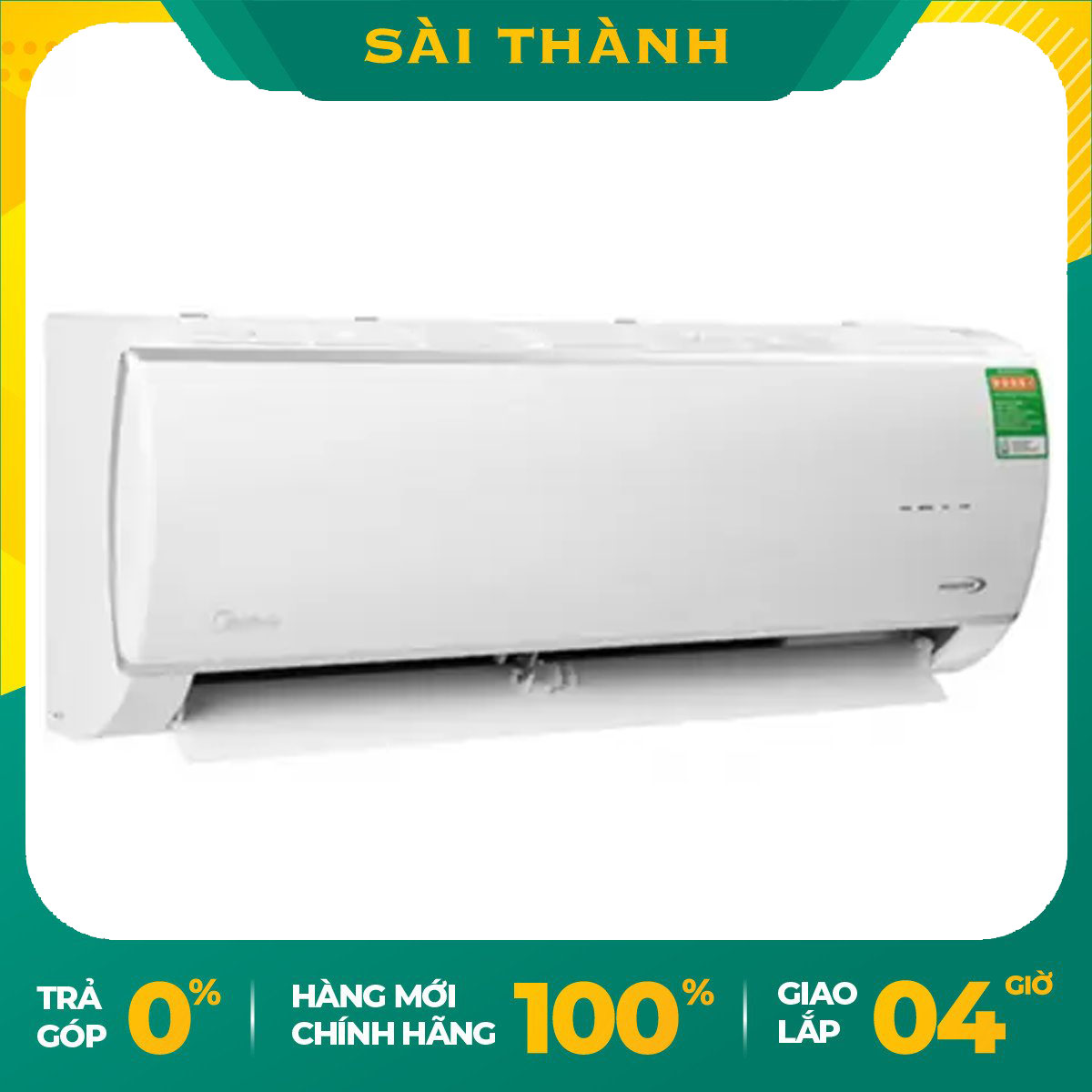 Máy lạnh midea inverter 1.0 hp msafc-10crdn8 - bảo hành chính hãng