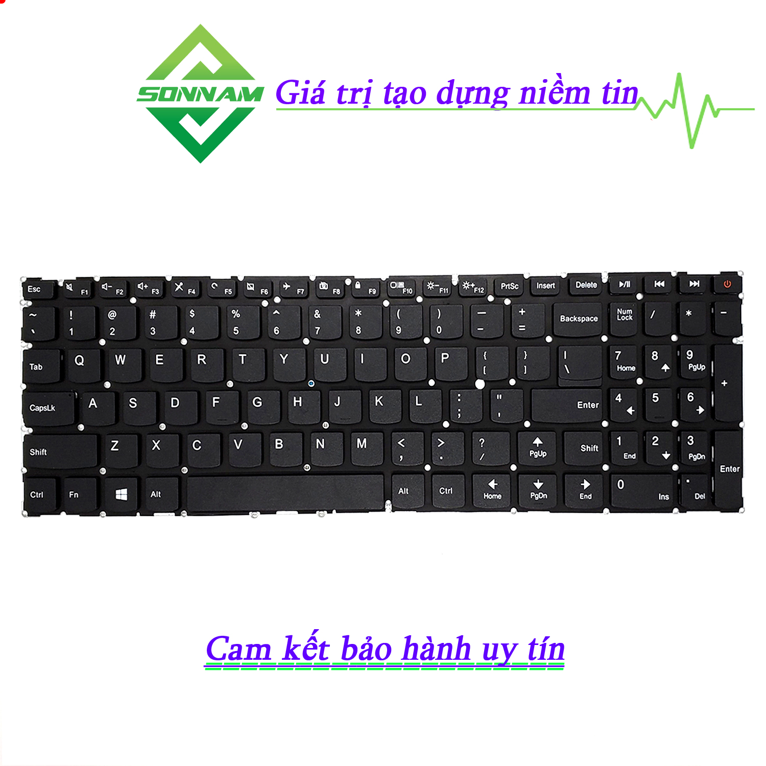 Bàn Phím Laptop Lenovo IdeaPad 310-15ISK 310-15IKB 310-15ABR 310-15IAP