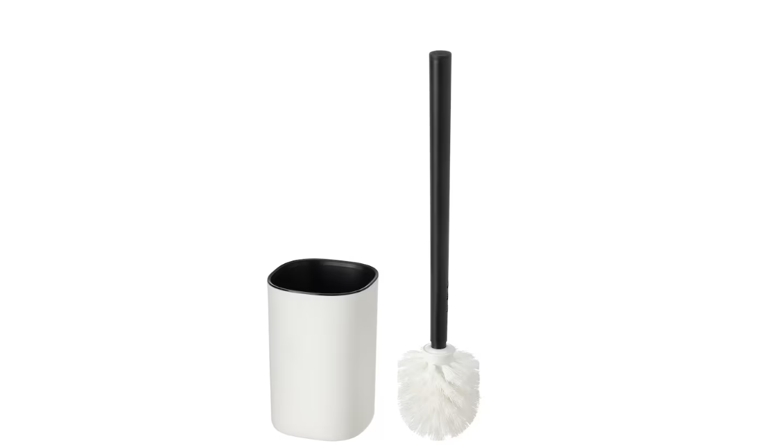 Cọ chùi rửa toilet bồn cầu ikea storavan trắng chính hãng - hcm