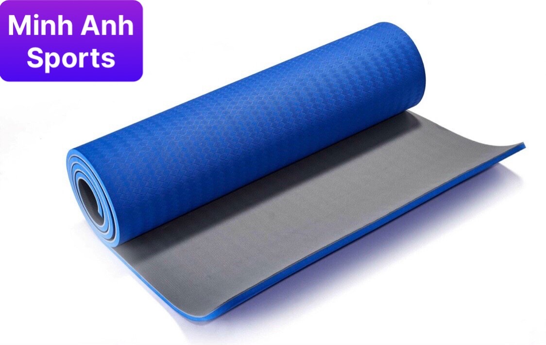 Thảm Tập Yoga Pavo 10mm (Giao Màu Ngẫu Nhiên) + Kèm Túi Đựng Thảm, Chất Liệu Cao Su Non, Mềm Mại, Chống Trơn Trượt, Minh Anh Sports