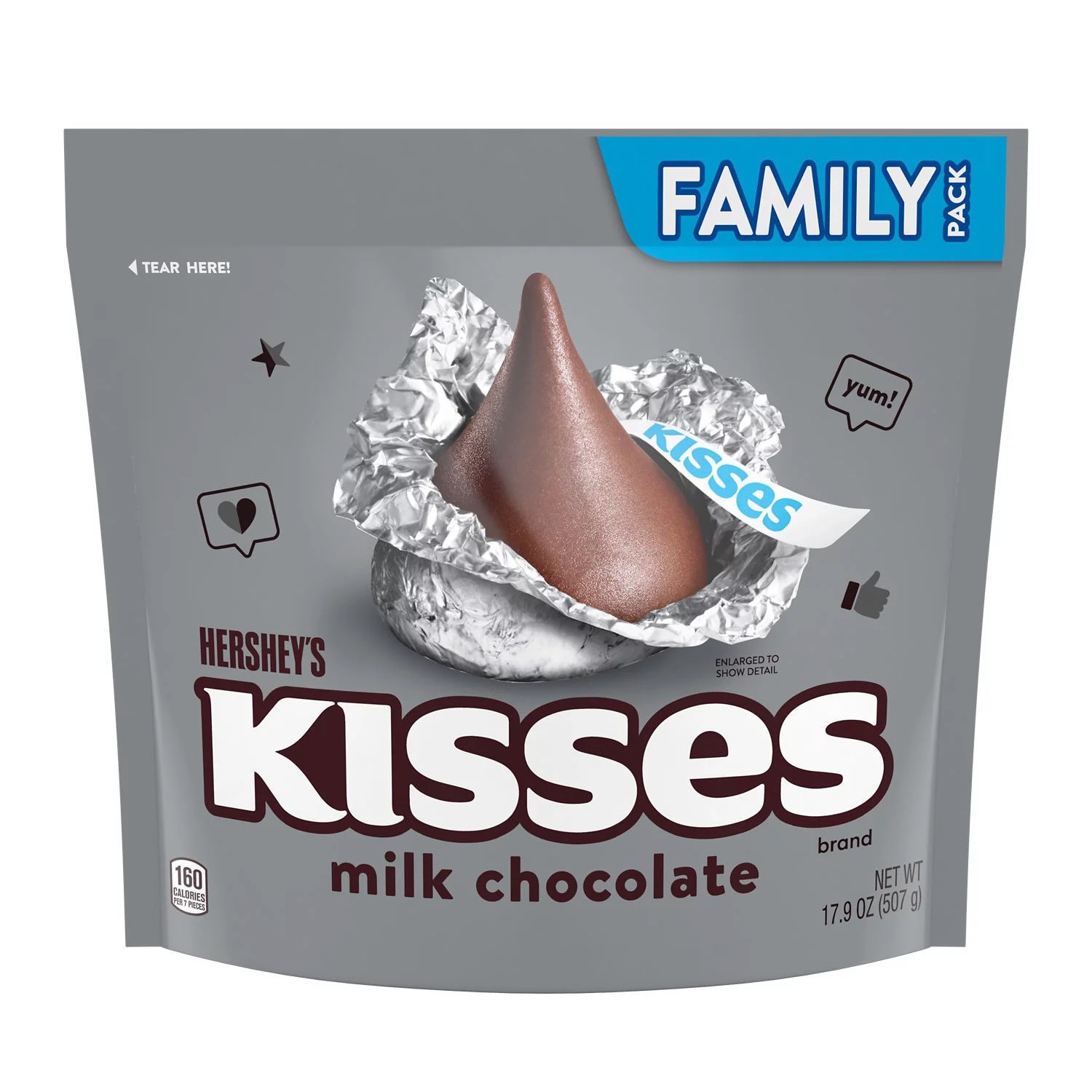 Socola Hershey Kisses Sữa Family - Socola Mỹ