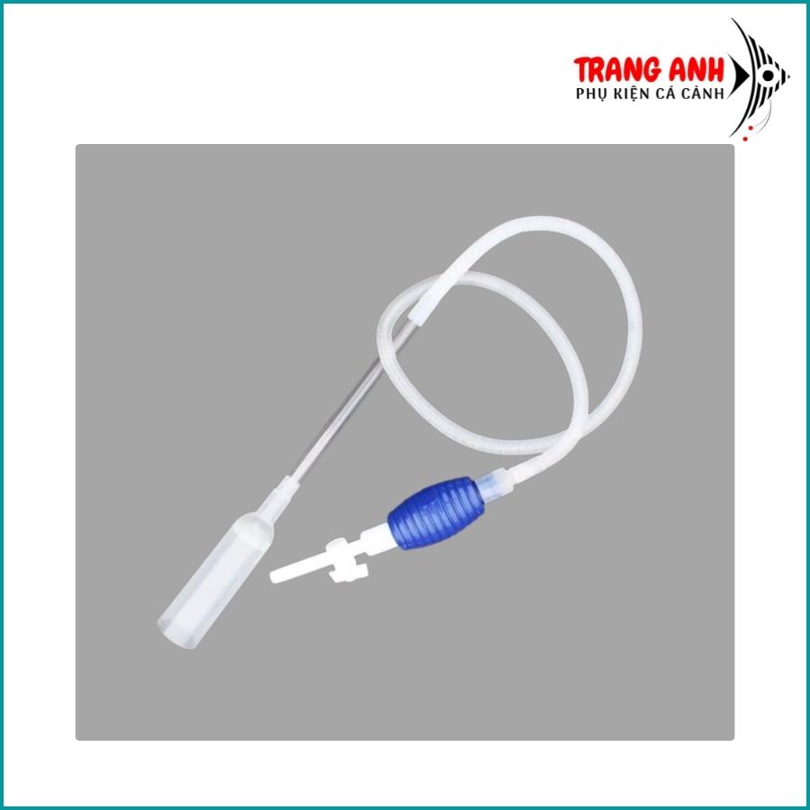 Bơm tay thay nước bể cá cảnh có van khóa nước tiện dụng