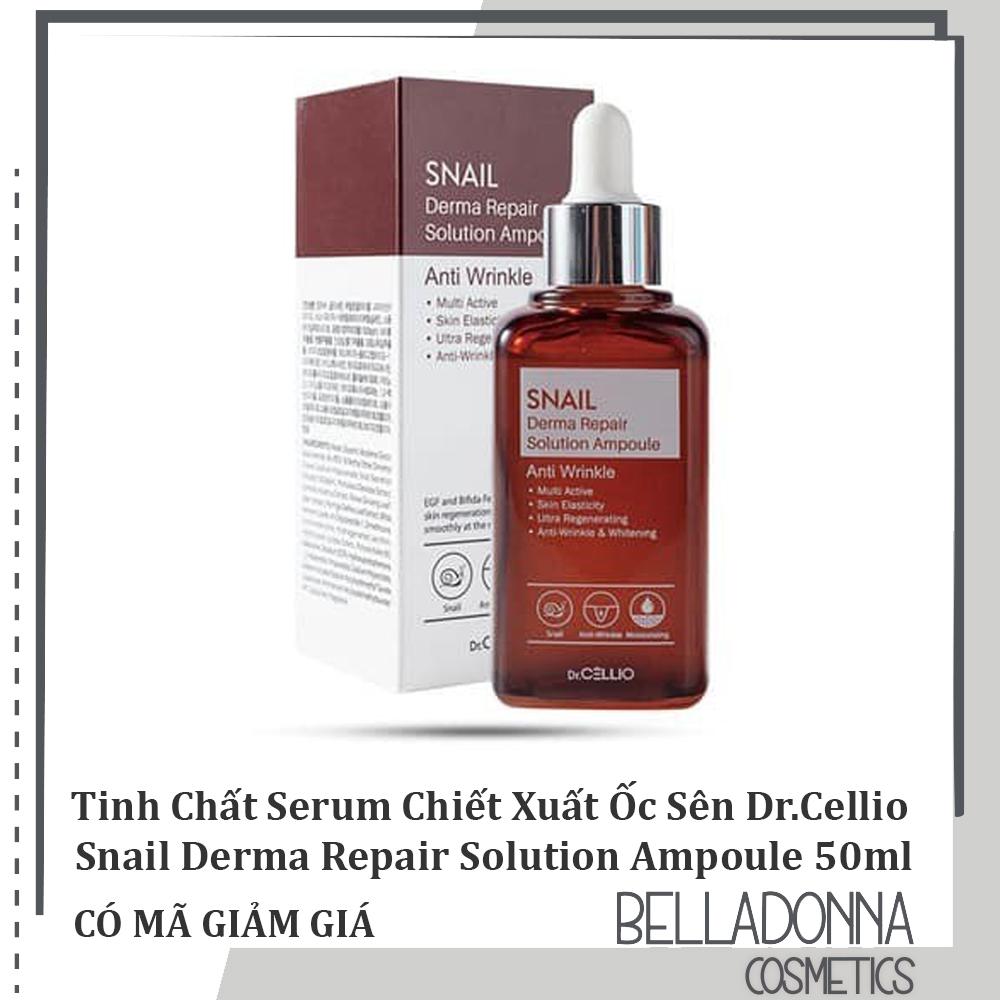 Serum Chiết Xuất Ốc Sên Dr.Cellio Snail Derma Repair Solution Ampoule 50ml