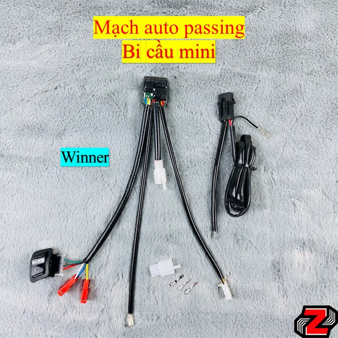 Mạch auto Passing L4x, Bi cầu mini 2 màu cho Winner, Exciter, Airblade và Nhiều dòng xe